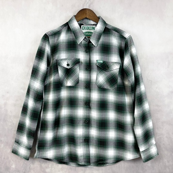 DIXXON Tops - Dixxon Womens Flannel Top Large Callahan Plaid Street Grunge Heritage Overshirt